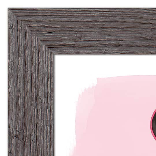 Live Simple Love Chocolate Western Gray Framed Print